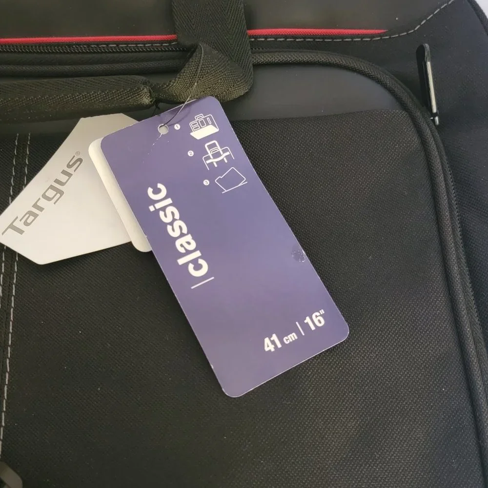 New Targus Classic Black Briefcase Bag 16